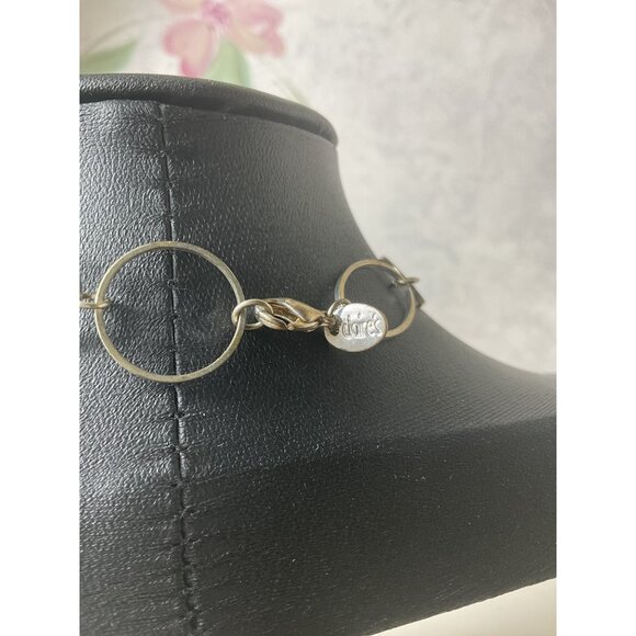 Claires Long Oval Link Chain Necklace Silver Tone - Picture 3 of 3